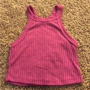 Pink crop top